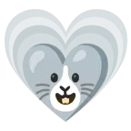 cuore che cresce + muso di coniglio