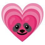 cuore che cresce + panda