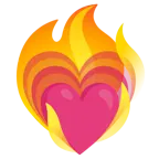 cuore che cresce + fuoco