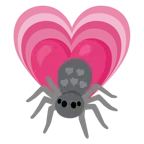 cuore che cresce + ragno