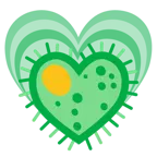 cuore che cresce + microbo