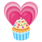 cuore che cresce + cupcake