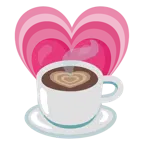 cuore che cresce + bevanda calda