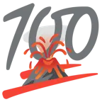 100 punti + vulcano