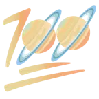 100 punti + pianeta con satellite