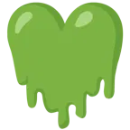 melting face + green heart