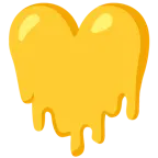 melting face + yellow heart