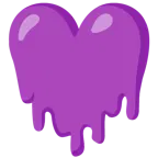 melting face + purple heart
