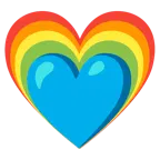 cuore che cresce + arcobaleno