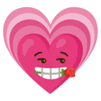 cuore che cresce + rosa