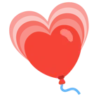 cuore che cresce + palloncino