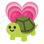 cuore che cresce + tartaruga