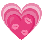 cuore che cresce + impronta della bocca
