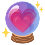 cuore che cresce + sfera di cristallo