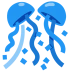 cuore blu + coriandoli