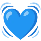 cuore blu + cuore che batte