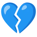 cuore blu + cuore infranto