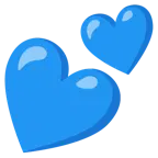 cuore blu + due cuori