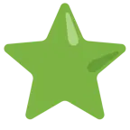 cuore verde + stella che brilla