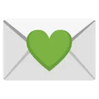 cuore verde + lettera d’amore