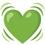 cuore verde + cuore che batte
