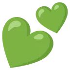 cuore verde + due cuori