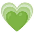 cuore verde + cuore che cresce