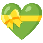 cuore verde + cuore con fiocco