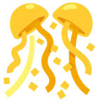 cuore giallo + coriandoli