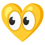 cuore giallo + occhi