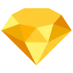 cuore giallo + gemma