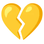 cuore giallo + cuore infranto