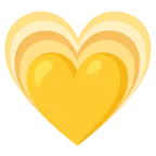 cuore giallo + cuore che cresce