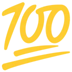 cuore giallo + 100 punti