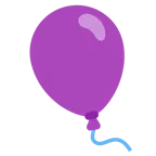 cuore viola + palloncino