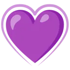 cuore viola + cuori