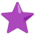 cuore viola + stella