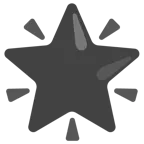 cuore nero + stella che brilla