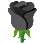 cuore nero + rosa