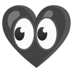 cuore nero + occhi
