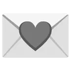 cuore nero + lettera d’amore