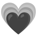 cuore nero + cuore che cresce