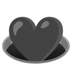 cuore nero + buco