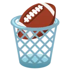 cestino + football americano