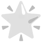 cuore bianco + stella che brilla