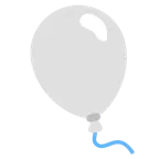 cuore bianco + palloncino