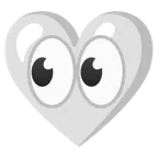 cuore bianco + occhi