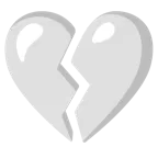 cuore bianco + cuore infranto