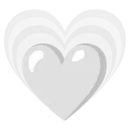 cuore bianco + cuore che cresce