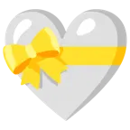 cuore bianco + cuore con fiocco